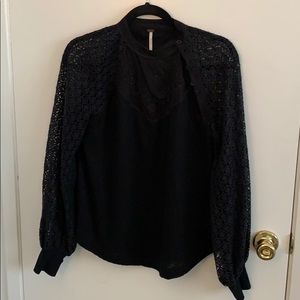 Free People black lace top